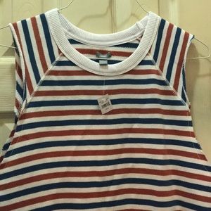 Aerie AE striped sleeveless fleece tank - NEW!